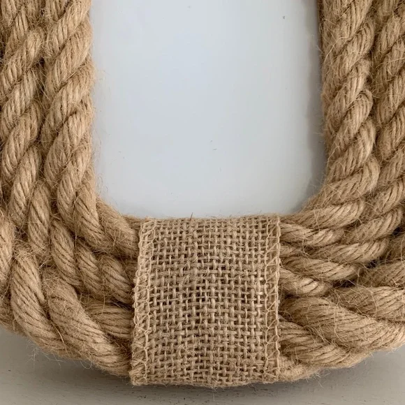 NWOT! 4X6 Hemp Rope Picture Frames - SET OF 2! - Picture 3 of 9
